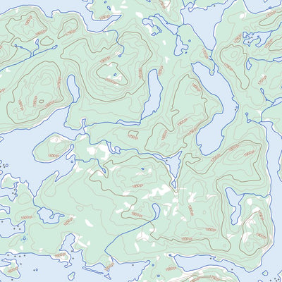 Natural Resources Canada Lac Bordier, QC (023E14 Toporama) digital map
