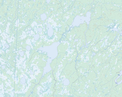 Natural Resources Canada Lac Bouchier, QC (032K04 Toporama) digital map
