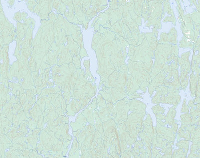 Natural Resources Canada Lac Bouffard, QC (022J12 Toporama) digital map