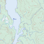 Natural Resources Canada Lac Bouffard, QC (022J12 Toporama) digital map