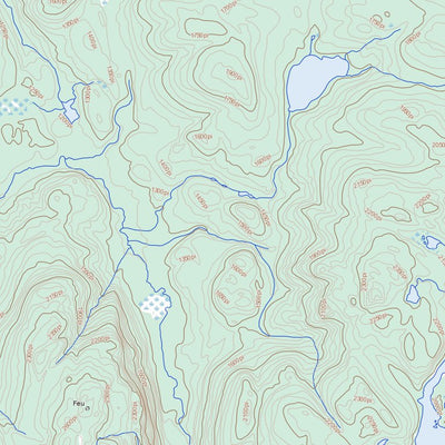 Natural Resources Canada Lac Bouffard, QC (022J12 Toporama) digital map