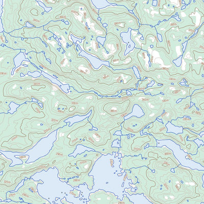 Natural Resources Canada Lac Bourg, QC (034A05 Toporama) digital map