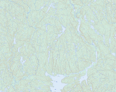 Natural Resources Canada Lac Brézel, QC (022I11 Toporama) digital map