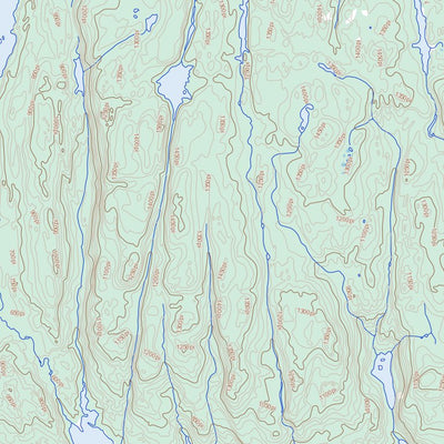 Natural Resources Canada Lac Brézel, QC (022I11 Toporama) digital map