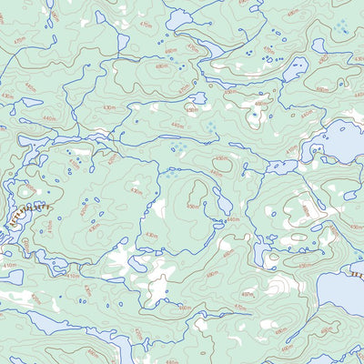 Natural Resources Canada Lac Bribaut, QC (033P04 Toporama) digital map