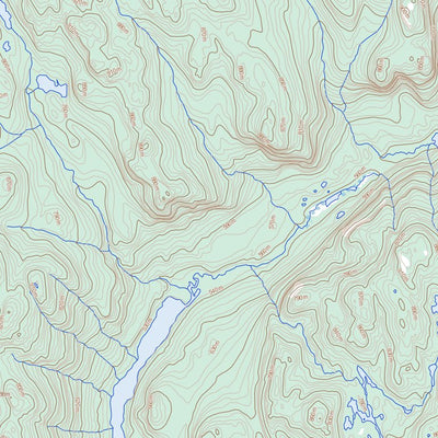 Natural Resources Canada Lac Brué, QC (022M01 Toporama) digital map