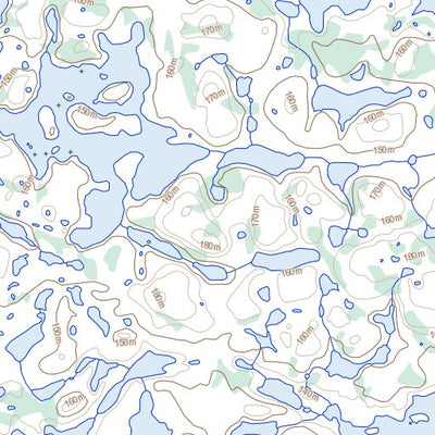Natural Resources Canada Lac Brunel, QC (034O09 Toporama) digital map