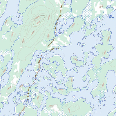 Natural Resources Canada Lac Bueil (032J16 Toporama) digital map