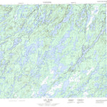 Natural Resources Canada Lac Bueil, QC (032J16 CanMatrix) digital map