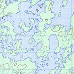 Natural Resources Canada Lac Bueil, QC (032J16 CanMatrix) digital map