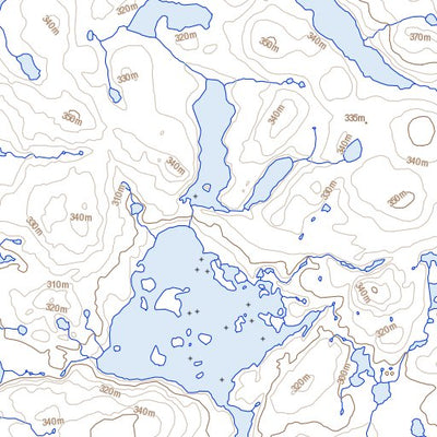 Natural Resources Canada Lac Calme, QC (035B09 Toporama) digital map