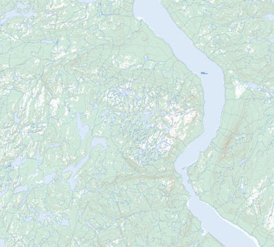 Natural Resources Canada Lac Cambrien, QC (024C06 Toporama) digital map