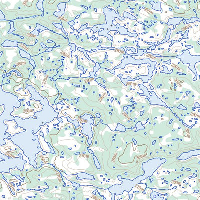 Natural Resources Canada Lac Campos, QC (034G16 Toporama) digital map