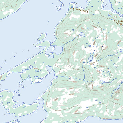 Natural Resources Canada Lac Cananée, NL (024A01 Toporama) digital map