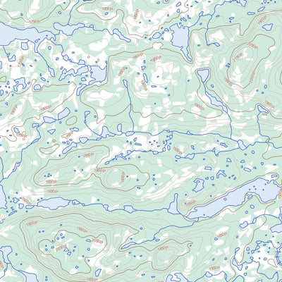 Natural Resources Canada Lac Cananée, NL (024A01 Toporama) digital map