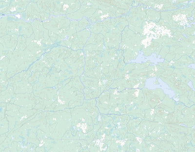 Natural Resources Canada Lac Capisisit, QC (032F16 Toporama) digital map
