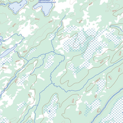 Natural Resources Canada Lac Chambois, QC (032N15 Toporama) digital map