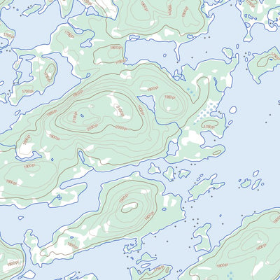 Natural Resources Canada Lac Chambure, QC (023E15 Toporama) digital map
