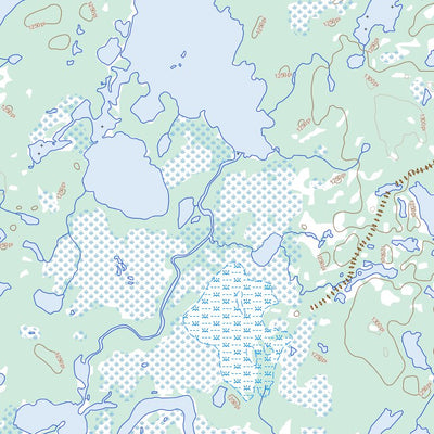 Natural Resources Canada Lac Chamic, QC (032P14 Toporama) digital map