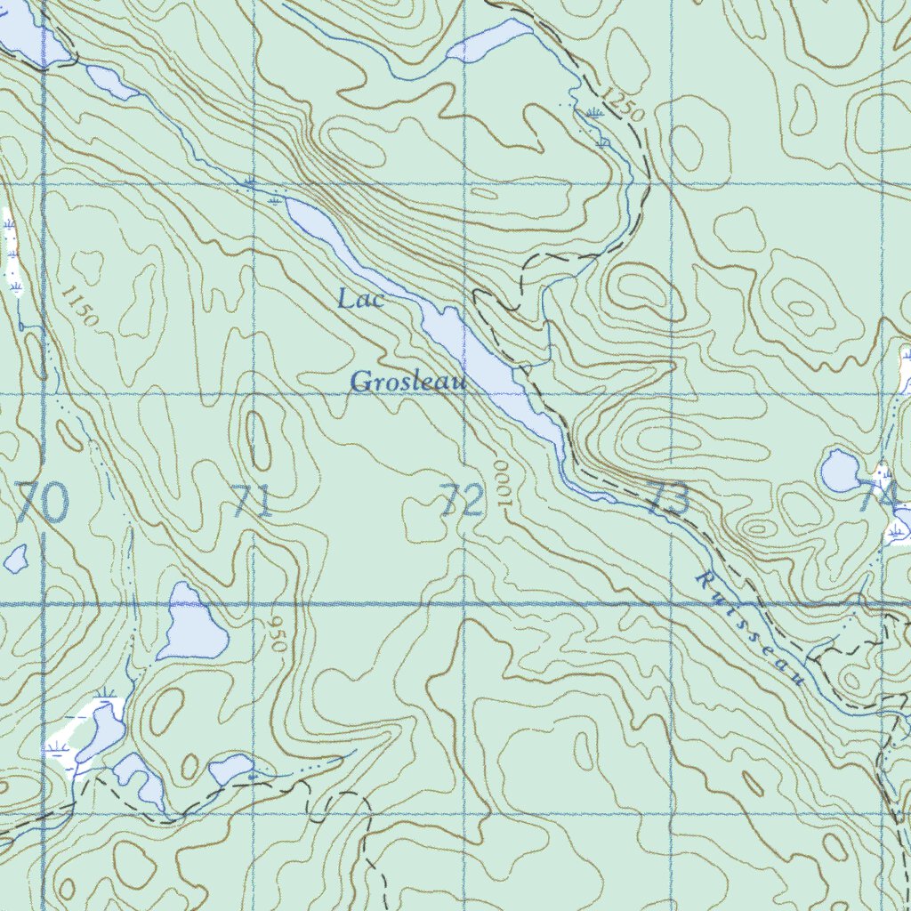 Lac-Chat, QC (031P02 CanMatrix) Map by Natural Resources Canada ...