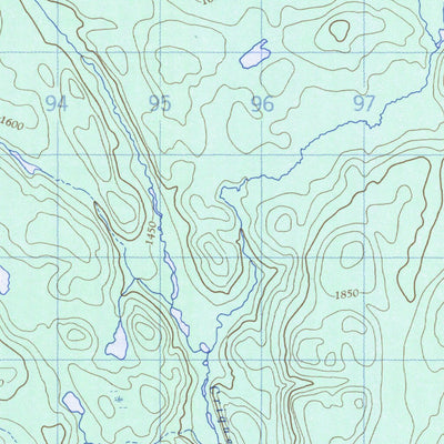 Natural Resources Canada Lac Châteauvert, QC (031P12 CanMatrix) digital map
