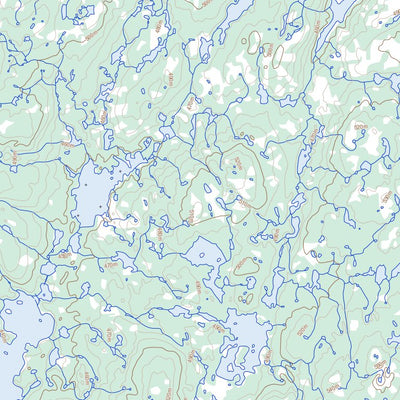 Natural Resources Canada Lac Chavamond, QC (023M11 Toporama) digital map