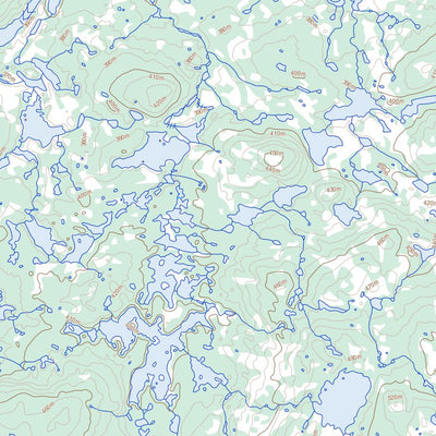 Natural Resources Canada Lac Chavamond, QC (023M11 Toporama) digital map