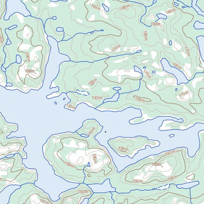 Natural Resources Canada Lac Cheminade, QC (034K07 Toporama) digital map
