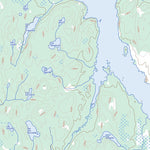 Natural Resources Canada Lac Chigoubiche, QC (032H04 Toporama) digital map