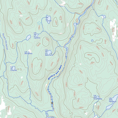 Natural Resources Canada Lac Clair, QC (032H09 Toporama) digital map