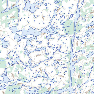 Natural Resources Canada Lac Clovis, QC (024M03 Toporama) digital map