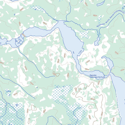 Natural Resources Canada Lac Colomb, QC (032N04 Toporama) digital map