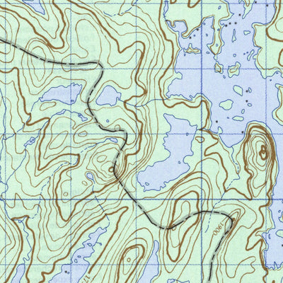 Natural Resources Canada Lac Cosnier, QC (032I15 CanMatrix) digital map