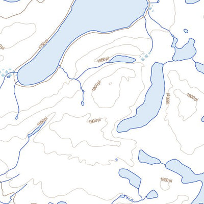 Natural Resources Canada Lac Cournoyer, QC (035H06 Toporama) digital map
