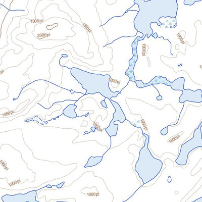 Natural Resources Canada Lac Cournoyer, QC (035H06 Toporama) digital map