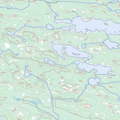 Natural Resources Canada Lac Craven, QC (033K07 Toporama) digital map