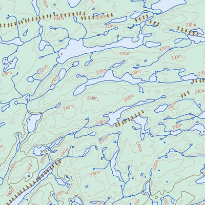 Natural Resources Canada Lac Curotte, QC (024M11 Toporama) digital map