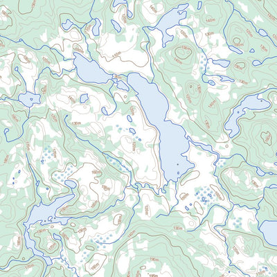 Natural Resources Canada Lac D'Auteuil (012K11 Toporama) digital map