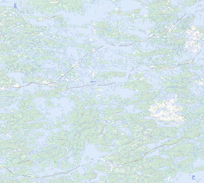 Natural Resources Canada Lac D'Iberville, QC (033P14 Toporama) digital map
