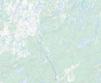 Natural Resources Canada Lac Daguilhe, QC (023D01 Toporama) digital map