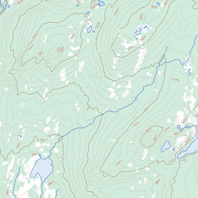 Natural Resources Canada Lac Daguilhe, QC (023D01 Toporama) digital map