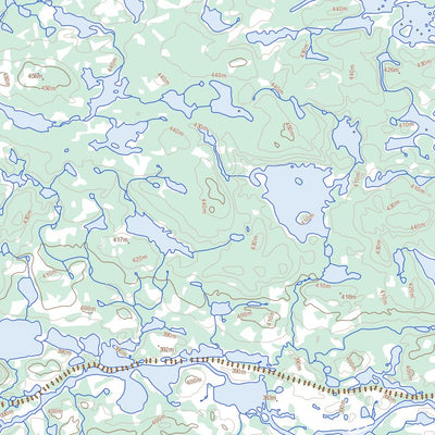 Natural Resources Canada Lac Danglade (033I12 Toporama) digital map