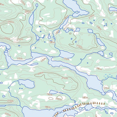 Natural Resources Canada Lac Darac, QC (034G12 Toporama) digital map