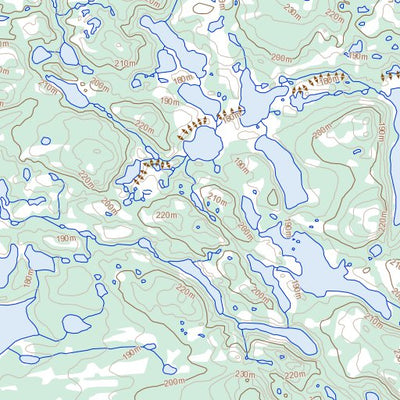 Natural Resources Canada Lac Darac, QC (034G12 Toporama) digital map