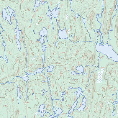 Natural Resources Canada Lac De L'Île Au Castor, QC (012O10 Toporama) digital map