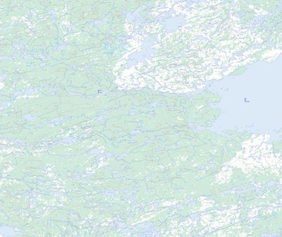 Natural Resources Canada Lac De La Corvette (033G08 Toporama) digital map