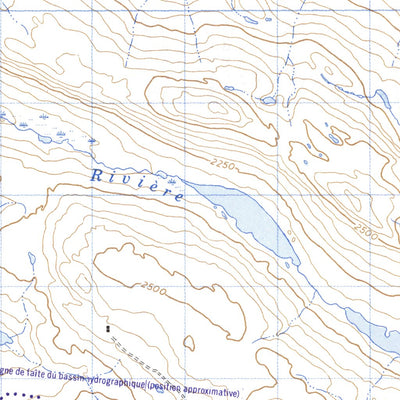 Natural Resources Canada Lac De La Frontière West, NL (023O03_W CanMatrix) digital map