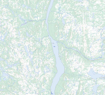 Natural Resources Canada Lac De La Hutte Sauvage, QC (024A07 Toporama) digital map