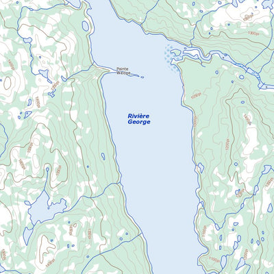 Natural Resources Canada Lac De La Hutte Sauvage, QC (024A07 Toporama) digital map