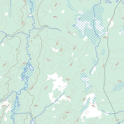 Natural Resources Canada Lac De La Ligne, QC (032F01 Toporama) digital map